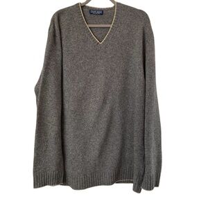 DUTTI SPORT By Massimo Dutti Men’s Wool Blend V-Neck Sweater XXL (44)